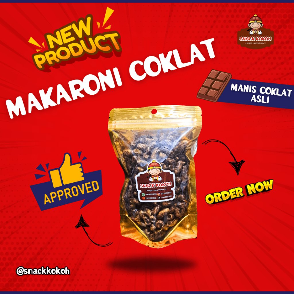 

Snack Kokoh - Makaroni Coklat