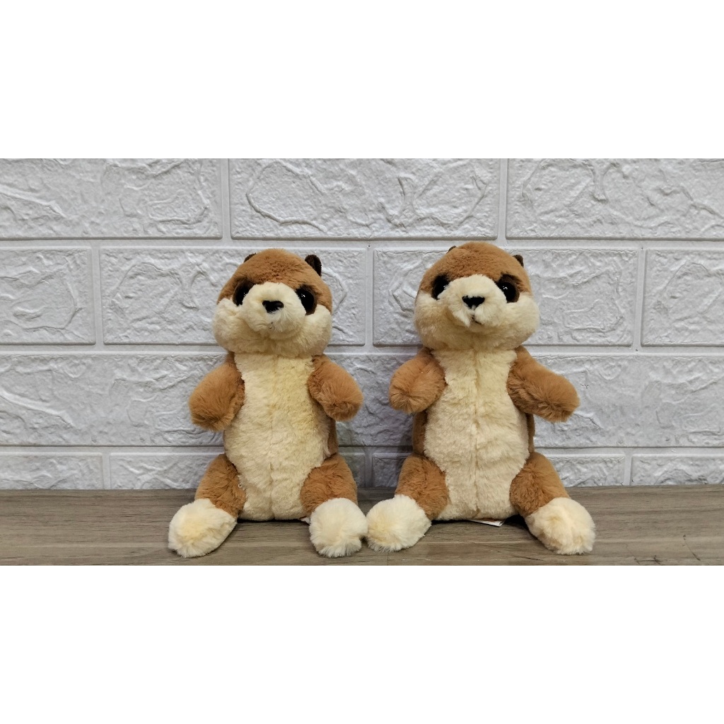 Boneka Musang Mini Brown Boneka Animal Musang Plush Ferret
