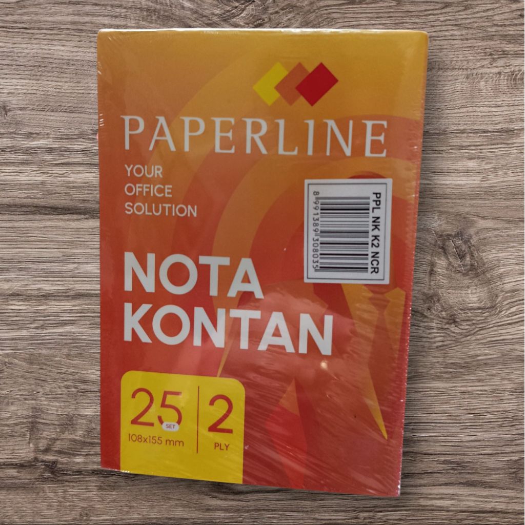 

(10buku)nota paperline rangkap 2 kecil