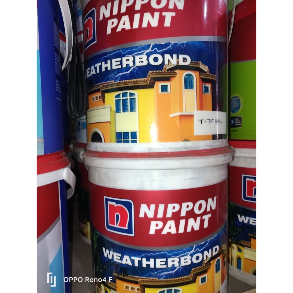 Cat Nippon Paint Weatherbond 2,5 Ltr /2,5 kg /Cat Tembok /Perlengkapan Bangunan