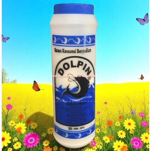 

Dolphin Garam Meja 450ml Bottle Salt Dolpin Garam Dapur Yodium Kemasan Botol Dol Phin Salted