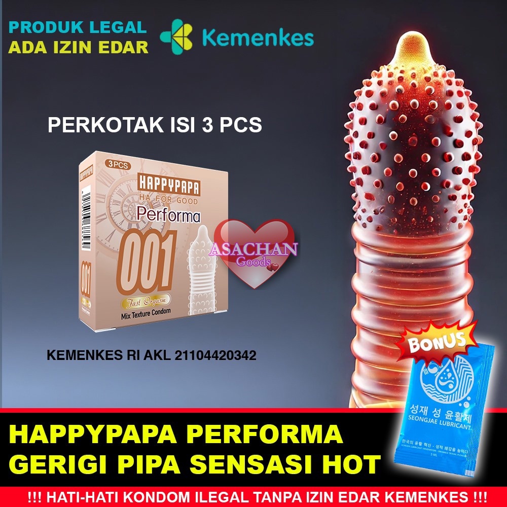 Kondom Premium 001 OSB Osaka Brother Anti Bocor Duri Bergerigi Tebal Bonus Pelumas COD Privasi Aman