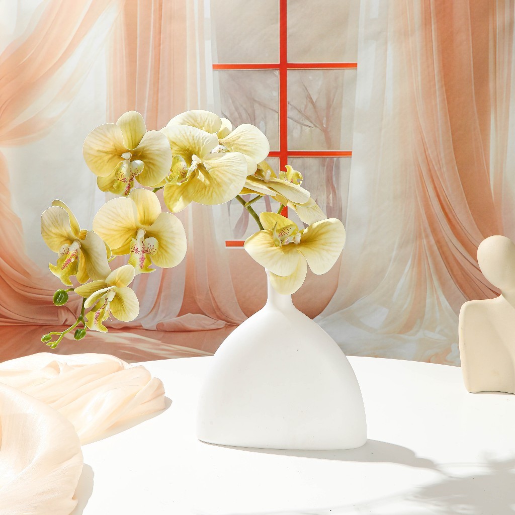 Ensemble Bunga Anggrek Bunga Hias Plastik Bunga Hias Plastik bunga hiasan ruang tamu