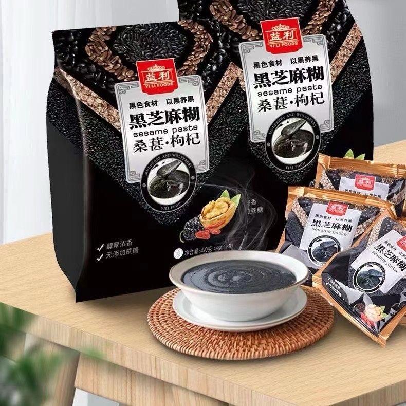 

Yili Black sesame paste mulbeery and wolfberry 420g isi 12 minuman serbuk