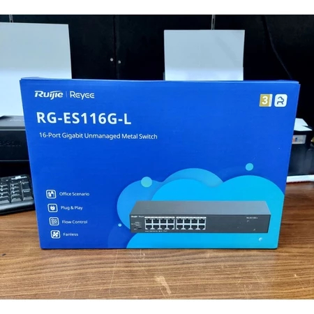 Switch Hub 16 Port Gigabit unmanaged / Ruijie Reyee RG-ES116G-L Switch Hub 16 Port Gigabit unmanaged