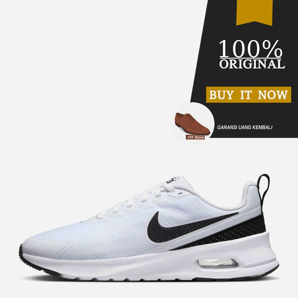 Sepatu Pria Original Sneakers Nike Air Max Nuaxis - White/Black