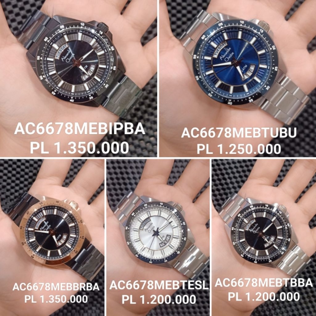 Jam Alexandre Christie Pria AC 6678 ME Original