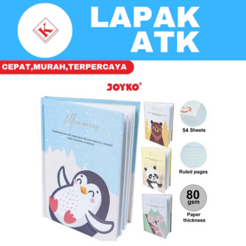 

PROMO Buku Tulis A6 / BUKU Catatan Jurnal Diary JOYKO D-1115MM +