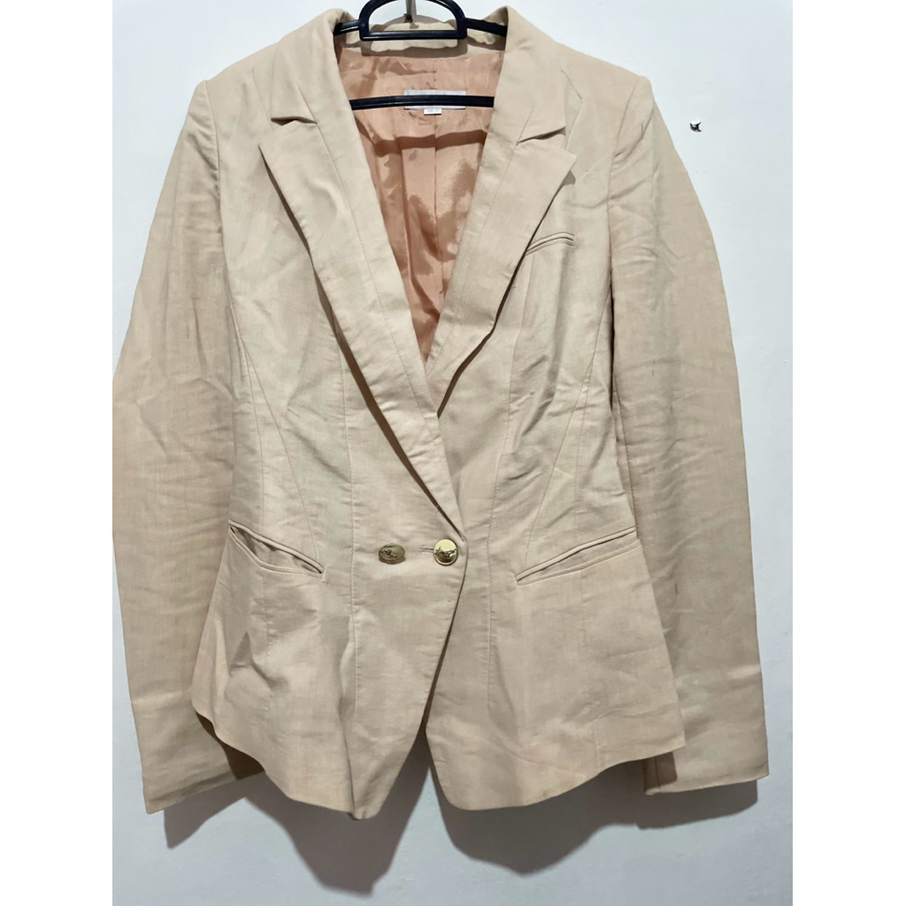 preloved blazer cream NICE CLAUP
