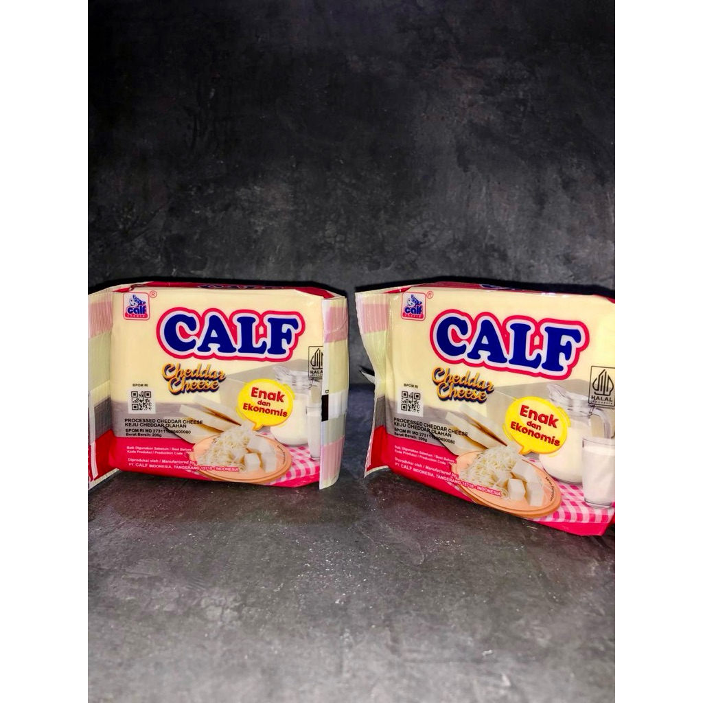 

Keju Calf Cheddar 200gr