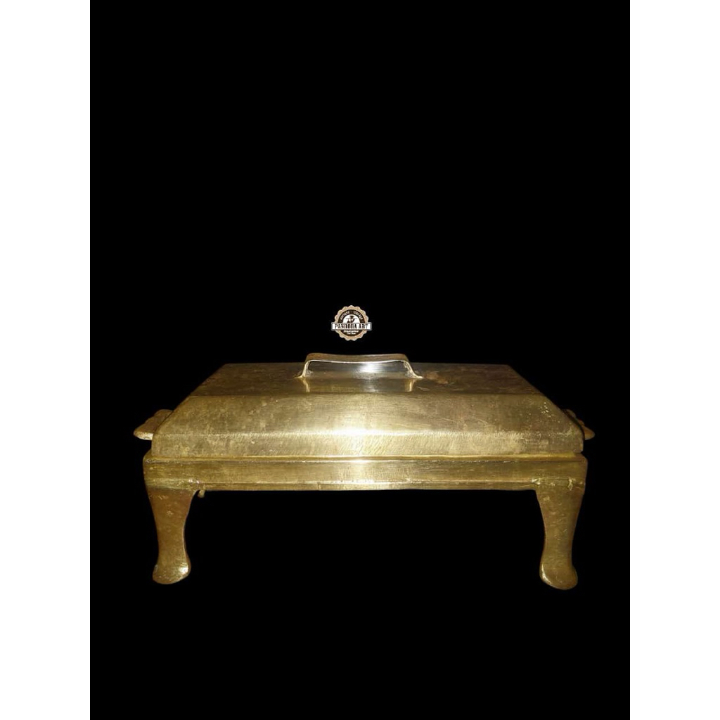 Cetakan kue pukis kuningan lawas lubang 7