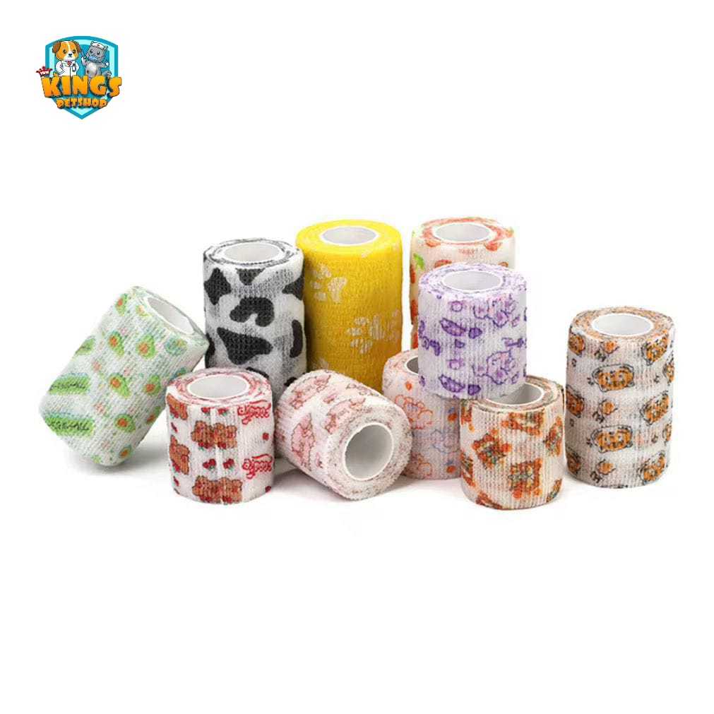 Perban untuk Hewan / Perban Elastis / PET BANDAGE MOTIF