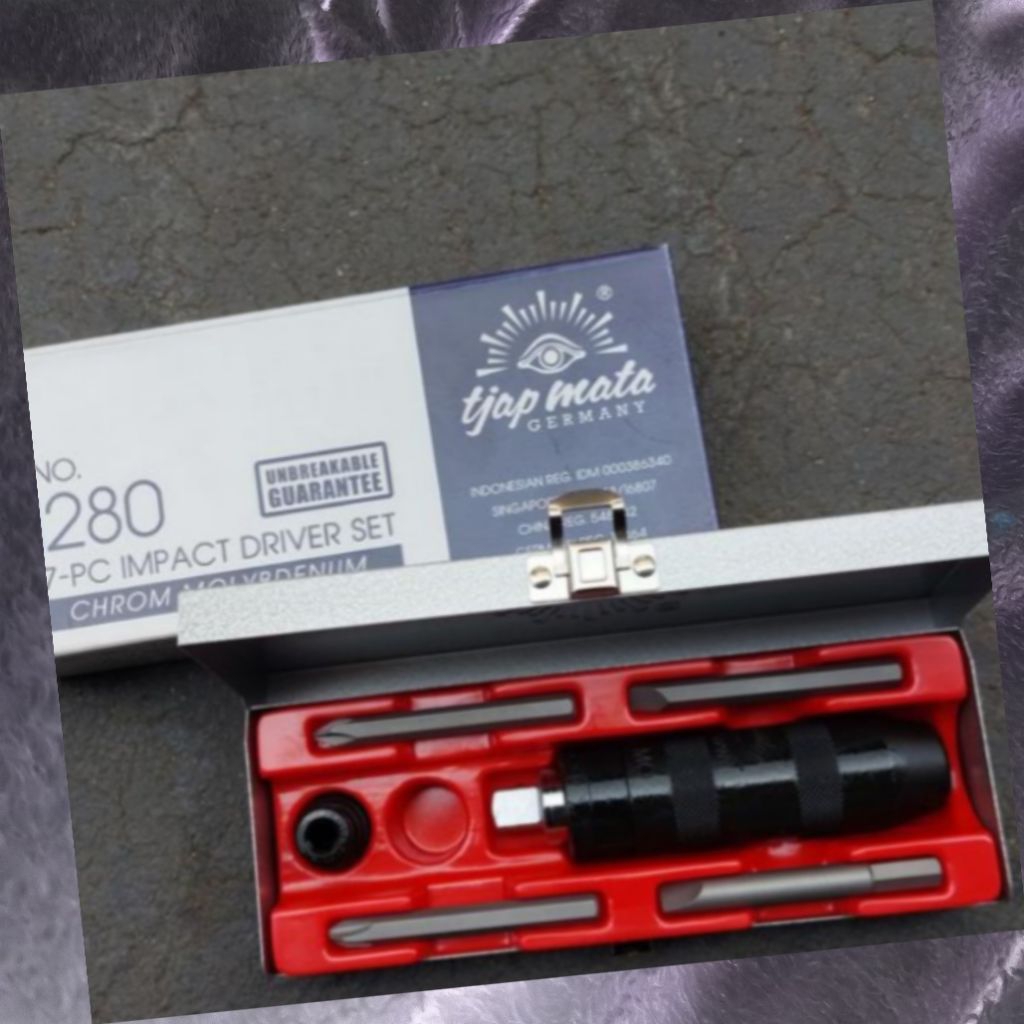 Impact drive set kunci ketok set tjap mata