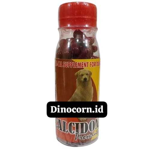 Kalsium Calcium untuk pertumbuhan tulang anjing Calcidox 60 caps termurah