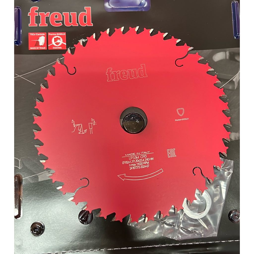 Pisau Potong Kayu Freud 7 Inch x 40T LP33 - Mata Sirkel Mitre Saw Bulat Asli