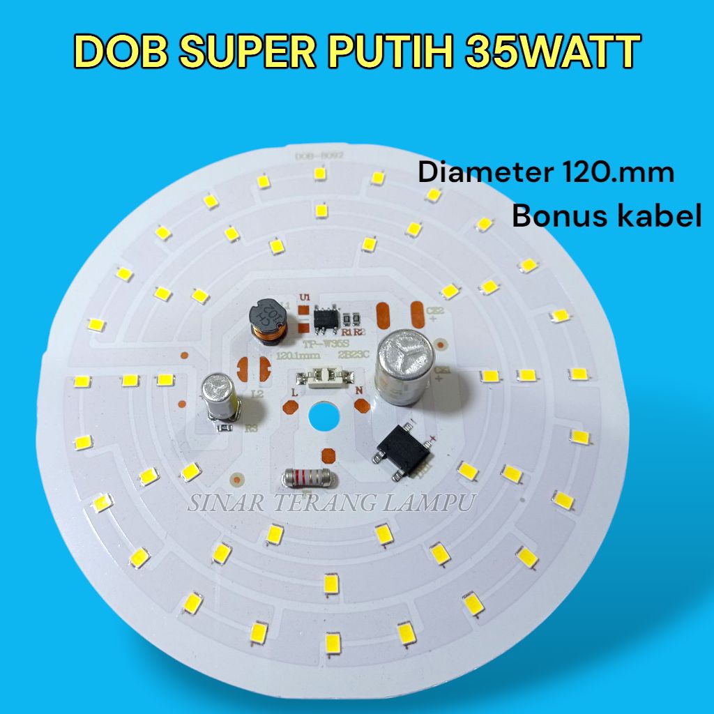 PCB LED AC DOB SUPER PUTIH
