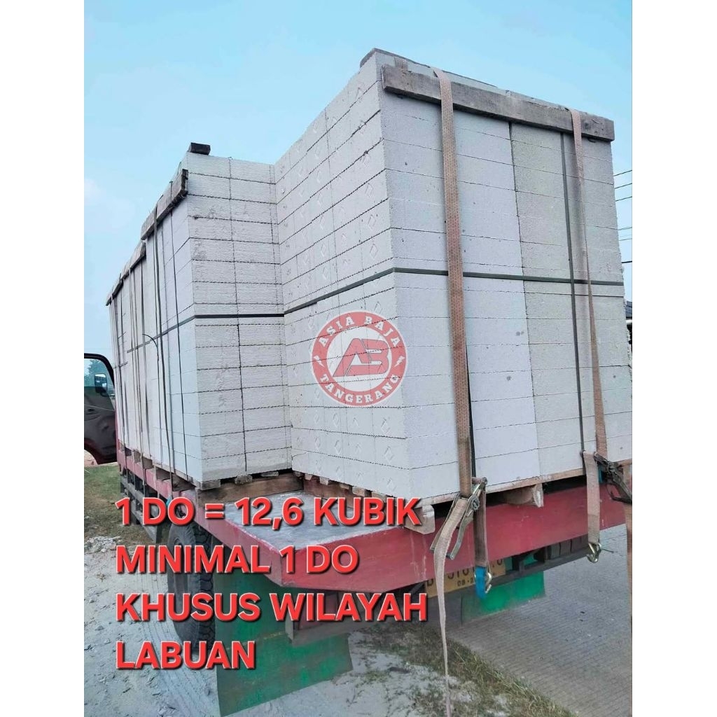 Bata Ringan / Hebel Grade A SNI 10 CM (1 DO Khusus Labuan Dan Panimbang)