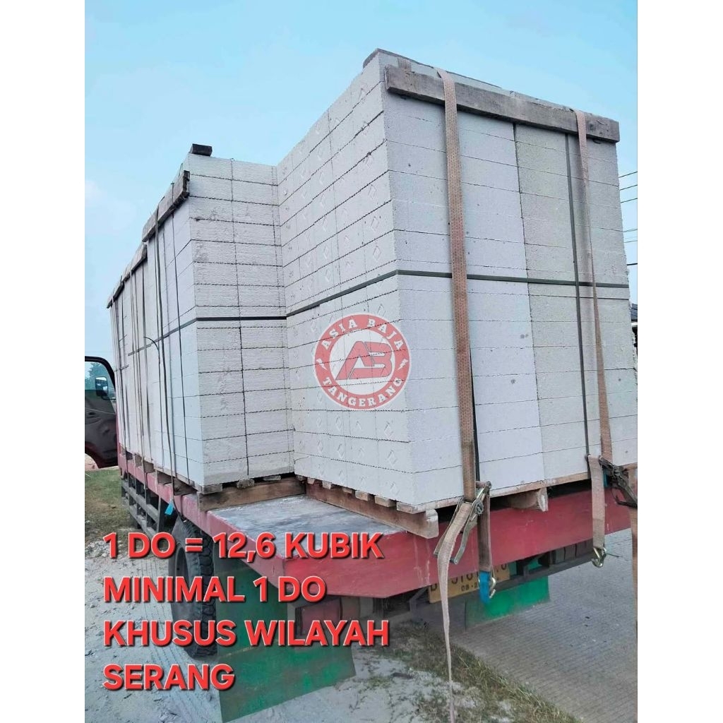 Bata Ringan / Hebel Grade A SNI 7.5CM 10CM (1 DO Khusus Anyer)