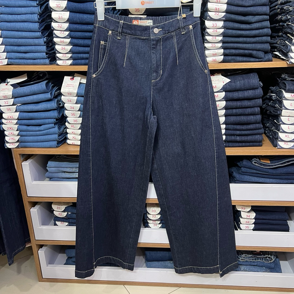 TRISET - Celana Kulot Triset Original , Jeans Kulot TRISET