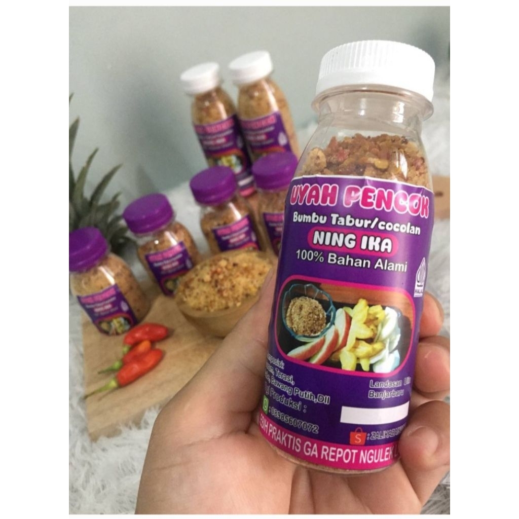 

uyah pencok /uyah acan /uyah acan sangrai /garam rujak/ bumbu pencok/ bumbu rujak/ uyah pencok Ning ika/ UK 100g