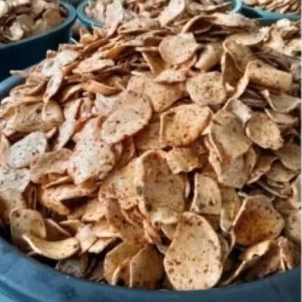 

1 kg Basreng koin premium pedas gurih