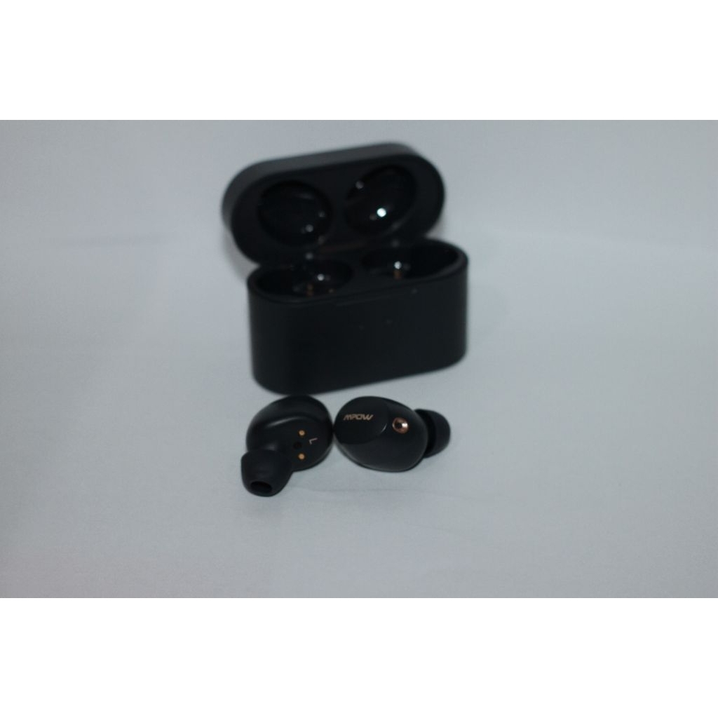 JUAL TWS MPOW X6 ANC -28Db Wireless Charging Normal LIKE  NEW