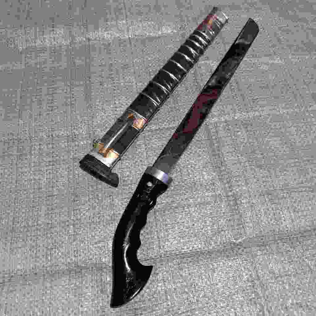 Golok Silat IPSI Tumpul Gagang Kombinasi Dural