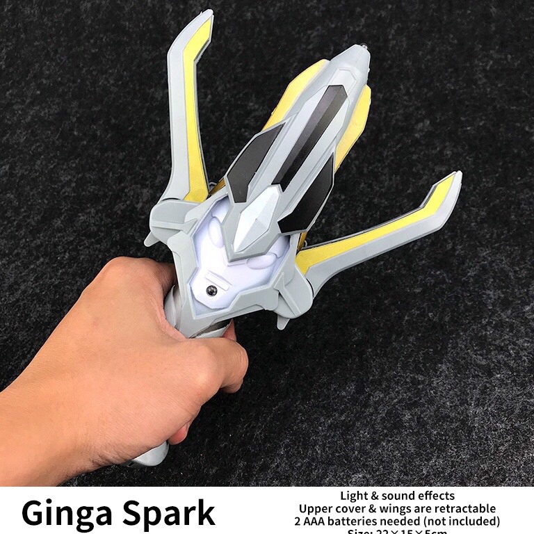 KODE A77I DX Ginga Spark Pedang Mainan Alat Berubah Ultraman ginga Dengan lampu dan suara untuk Anak