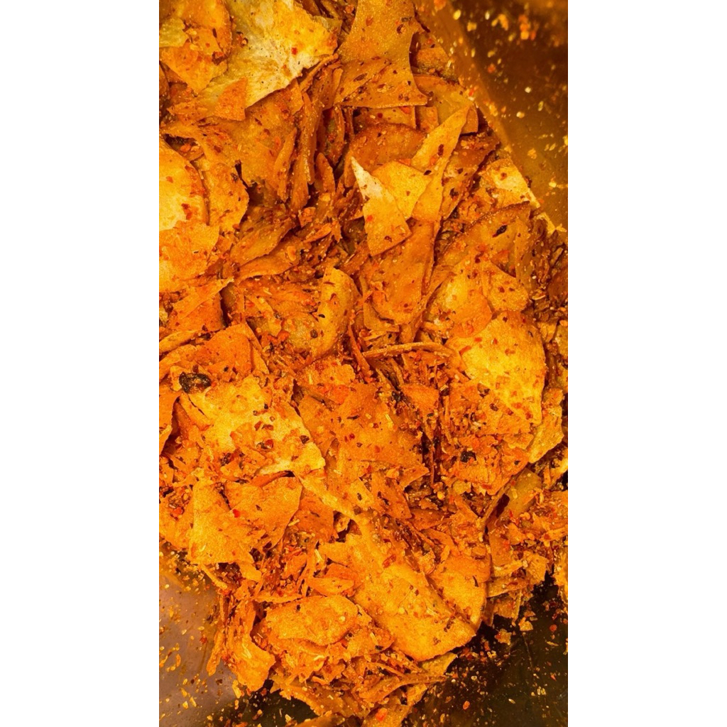 

Keripik Singkong Pedas Dan Gurih Kemasan 500g