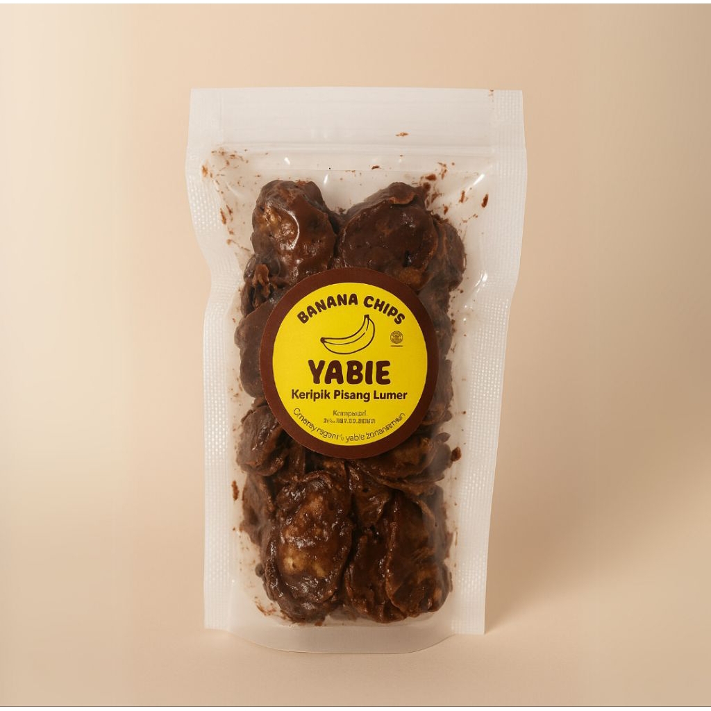 

Keripik Pisang Coklat Lumer Yabie Banana Chips