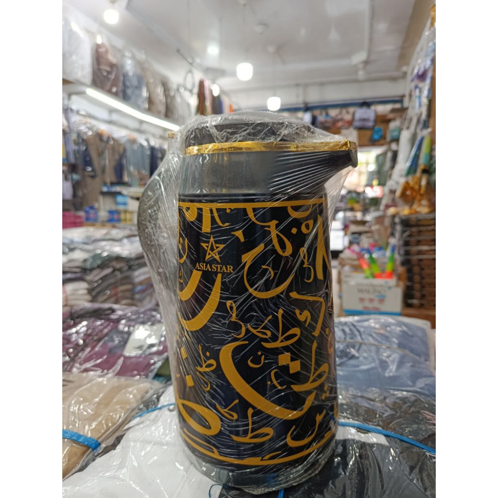 Teko Air Zam zam Motif Arab 1Liter/Termos Arab