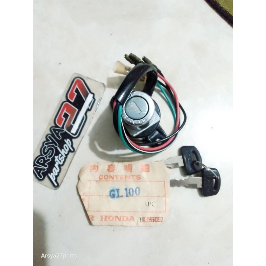 kunci kontak Honda gl100 gl125 1979 gl100 platina gl125 platina kunci kontak gl100 gl125 platina 197