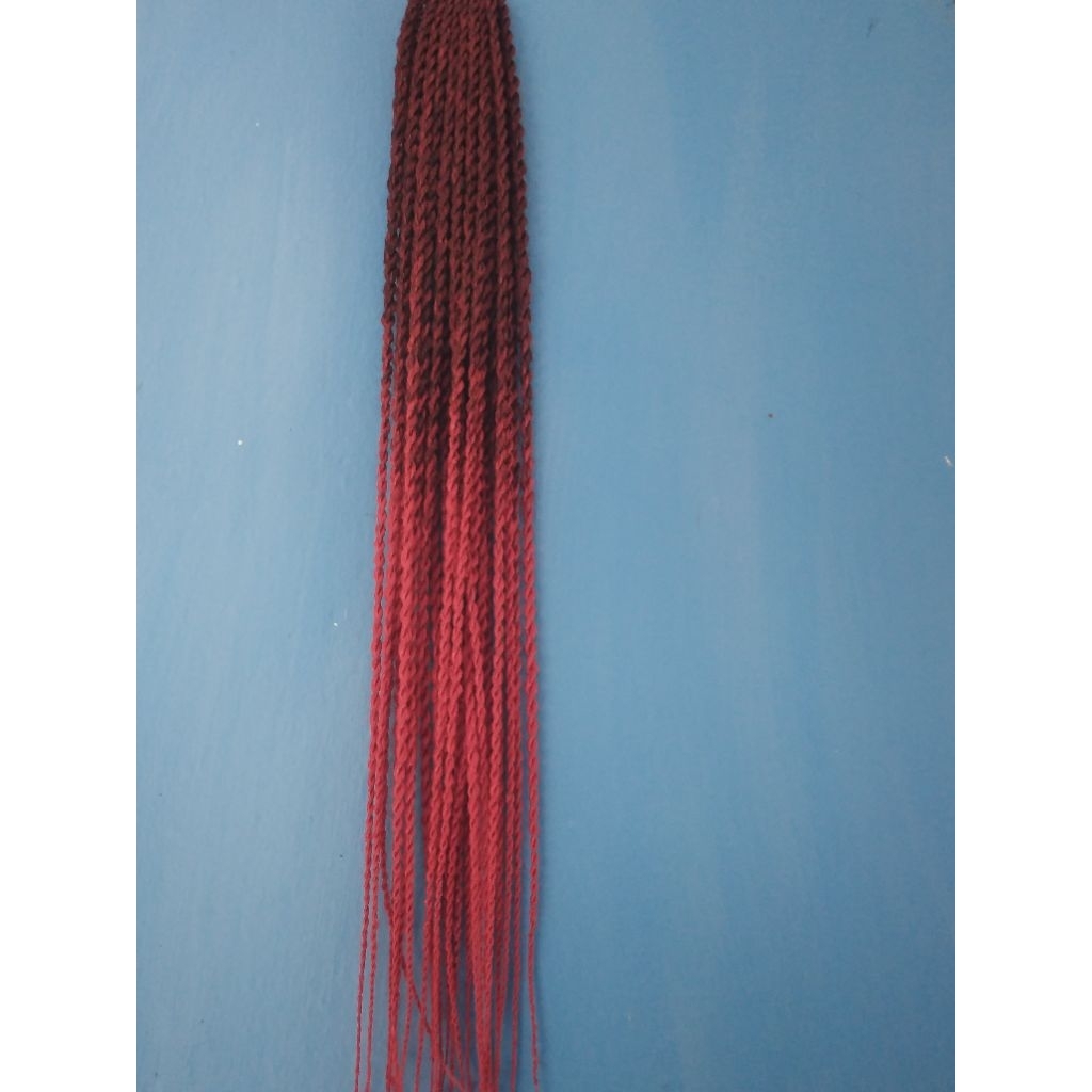 rambut sambung ikal lilit 2 panjang 65cm lebih termurah