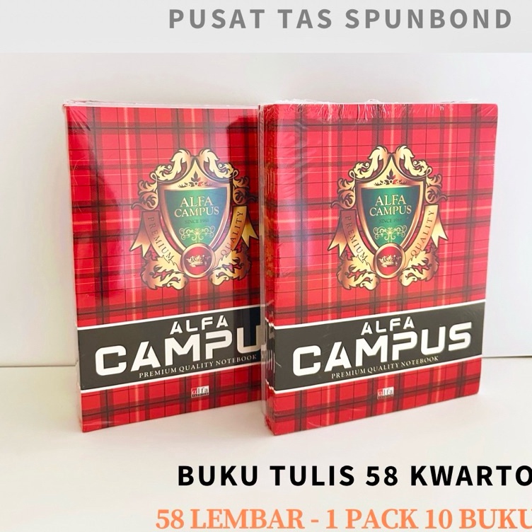 

KODE A36L Buku Tulis Campus Kecil 58 Kwarto 58 Alfa Campus