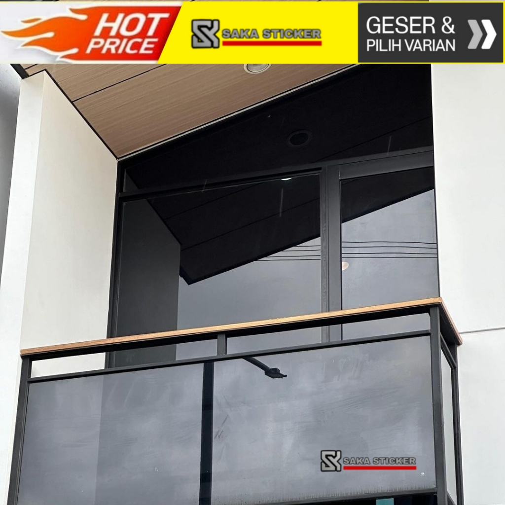 Stiker Kaca Jendela Hitam