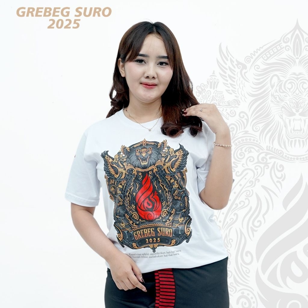 Kaos Budaya Grebek Suro Reog Ponorogo 2025 Reyog Dewasa Lengan Pendek & Panjang Sampai Ukuran Jumbo