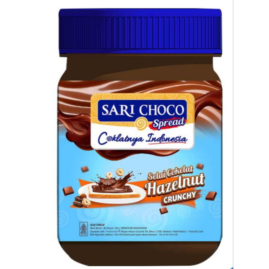 

Sari Choco Spread Hezelnut Crunch 150G
