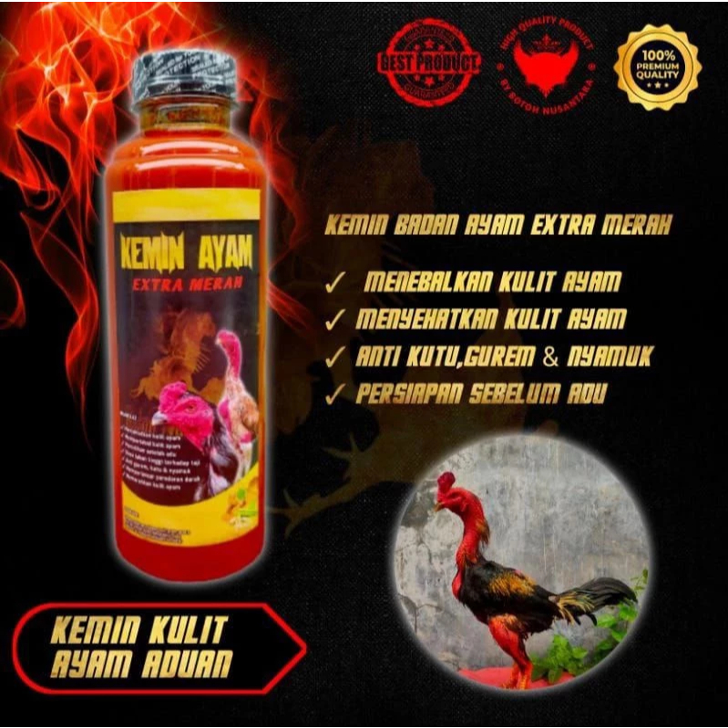 [ PAKET KEMIN ] Kemin Badan & Kemin Kaki Ayam Getah Gambir Ayam Aduan Tarung