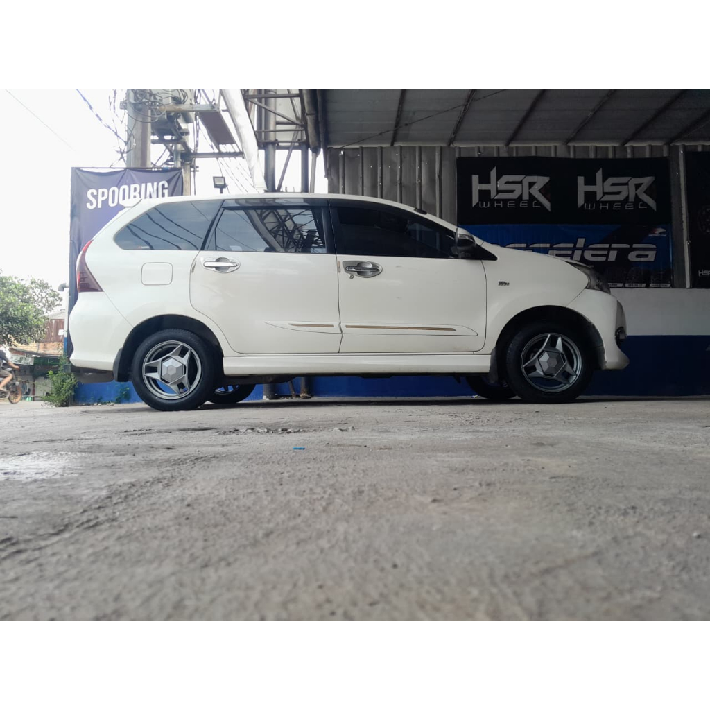 paket velg plus ban accelera 185 65 r15 untuk mobil avanza use velg hsr telu ring 15