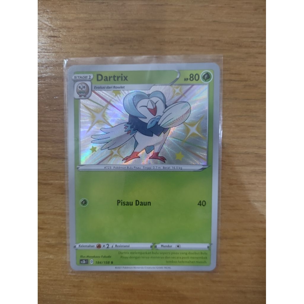 Kartu Shiny Dartrix Pokemon TCG Indonesia