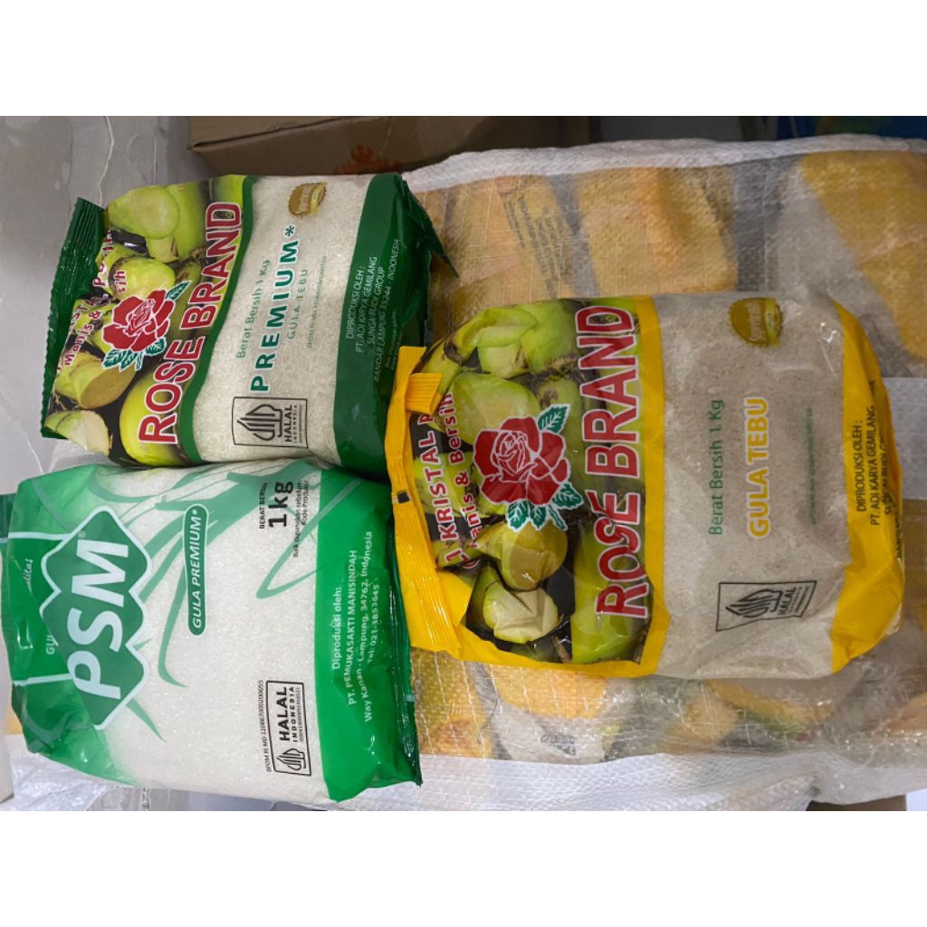 

GULA ROSE BRAND KUNING / PREMIUM , GULA PSM 1KG
