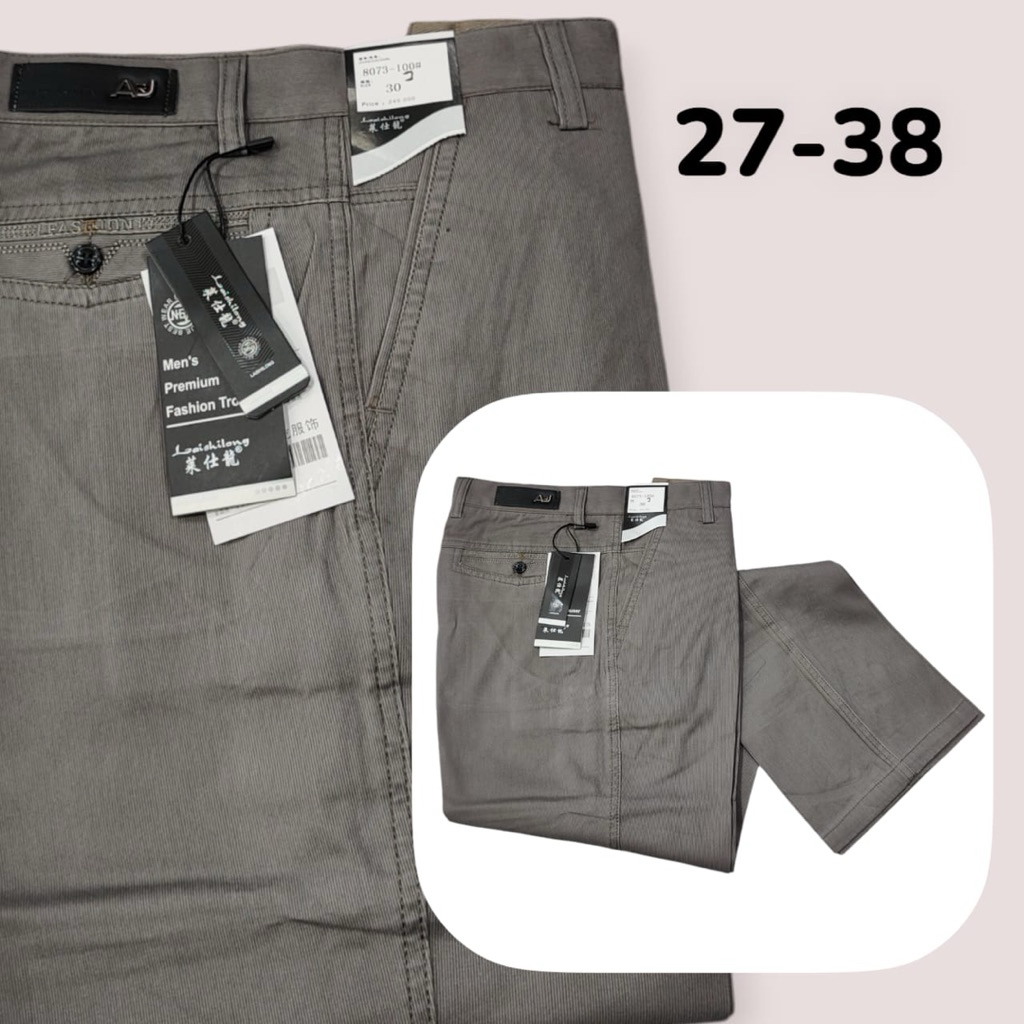 Celana Chino Panjang Pria Bahan Katun Impor Celana Panjang Fashion Bahan Katun Kanvas