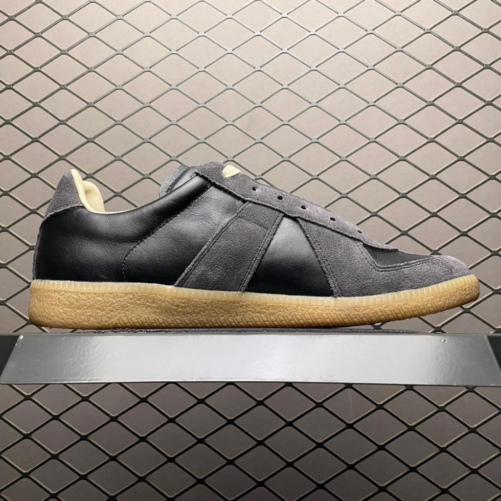 Maison Margiela GATS German Army Trainer Black Replica Nubuck