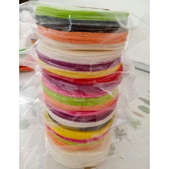 

NEW Kulit Dimsum D8 WarnaWarni Halal Tebal Pas