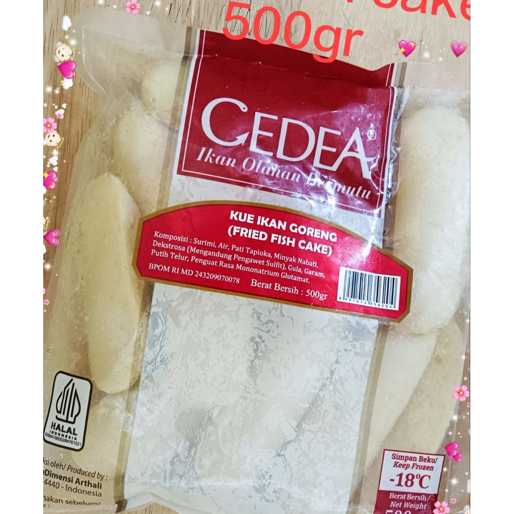 

CEDEA FRIED FISH CAKE 500GR ISI 10PC/ KUE IKAN GORENG