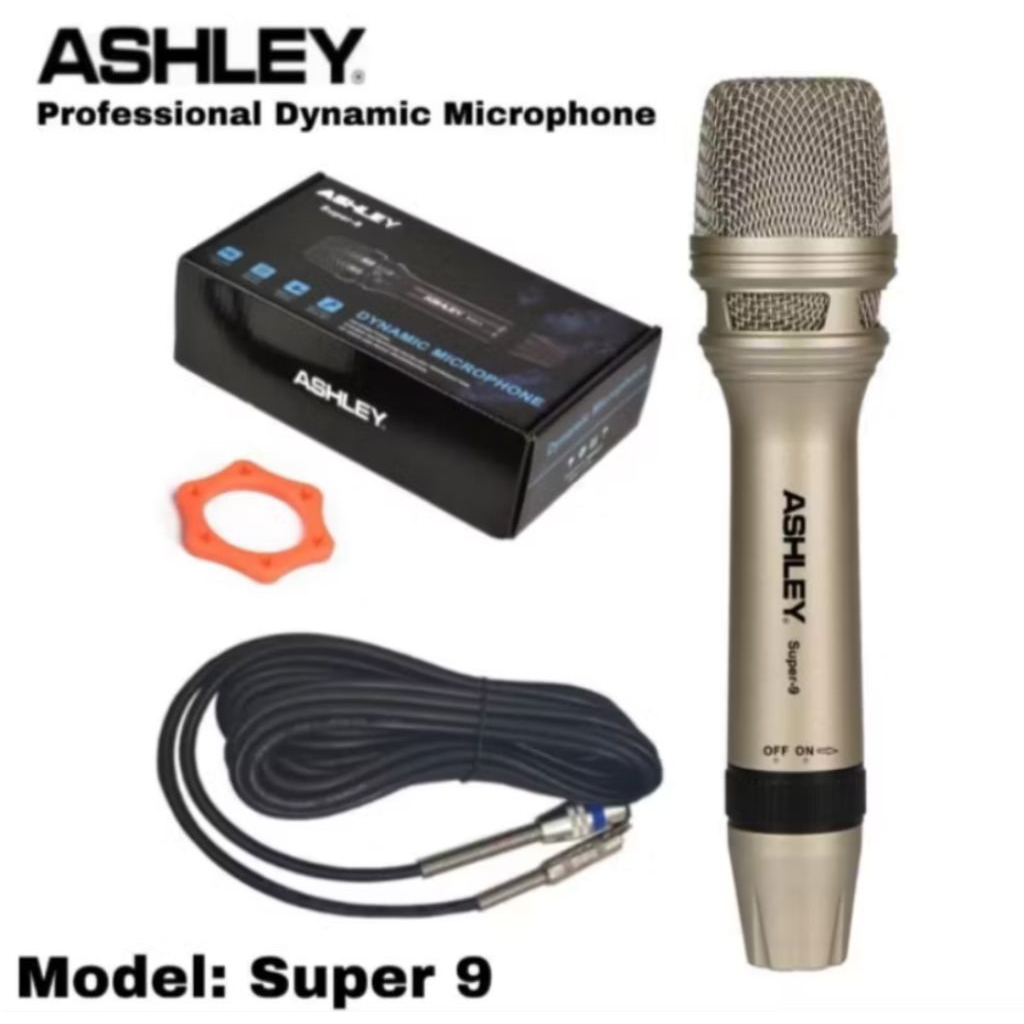 Mic/Microphone Kabel Ashley Super 9 /Mic Ashley Super 9