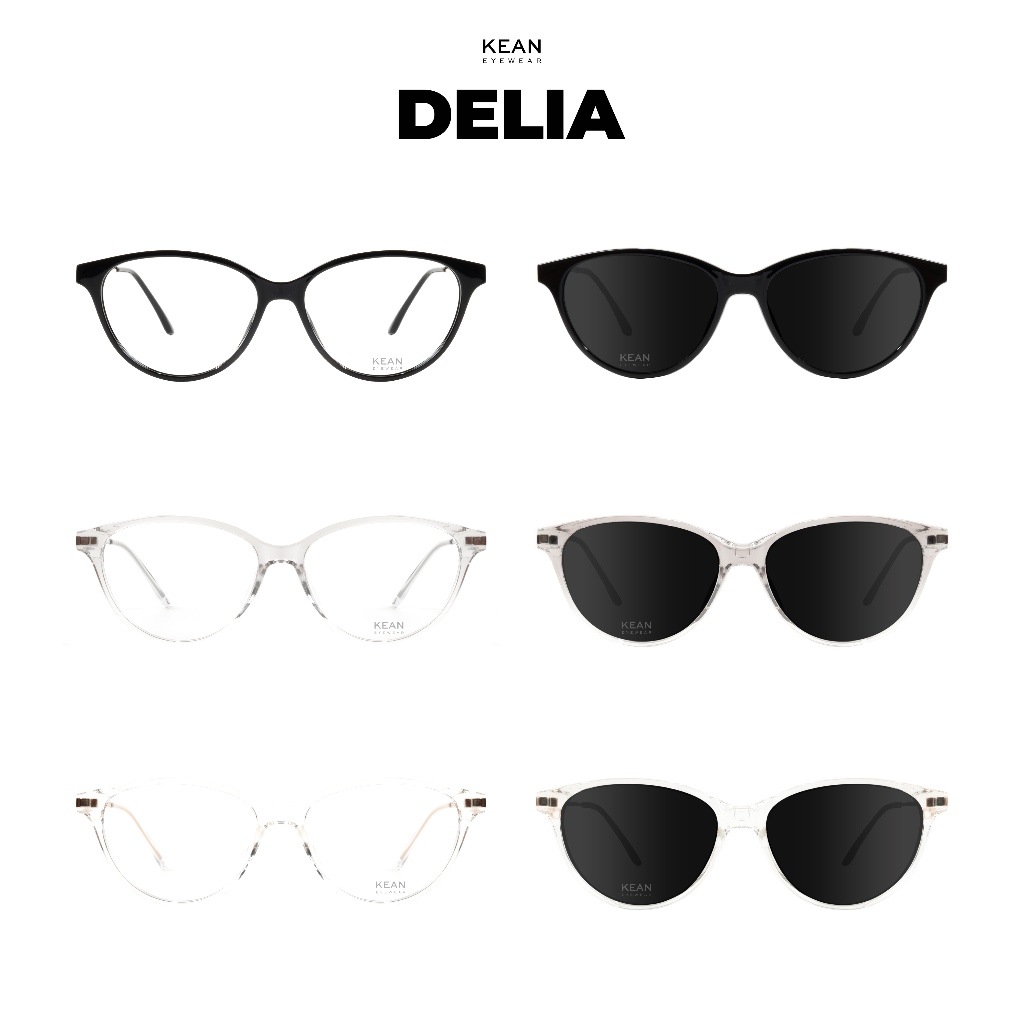 KEAN DELIA - FRAME KACAMATA CLIP ON CAT EYE