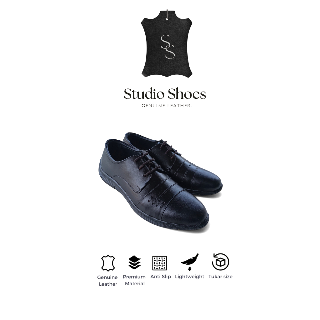 Sepatu Pantofel Casual Sepatu Formal dan Non Formal Original Kulit Asli Y3070