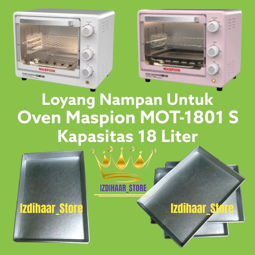 Loyang oven maspion MOT-1801S / tray oven listrik / loyang oven maspion 18 liter / nampan oven kapas