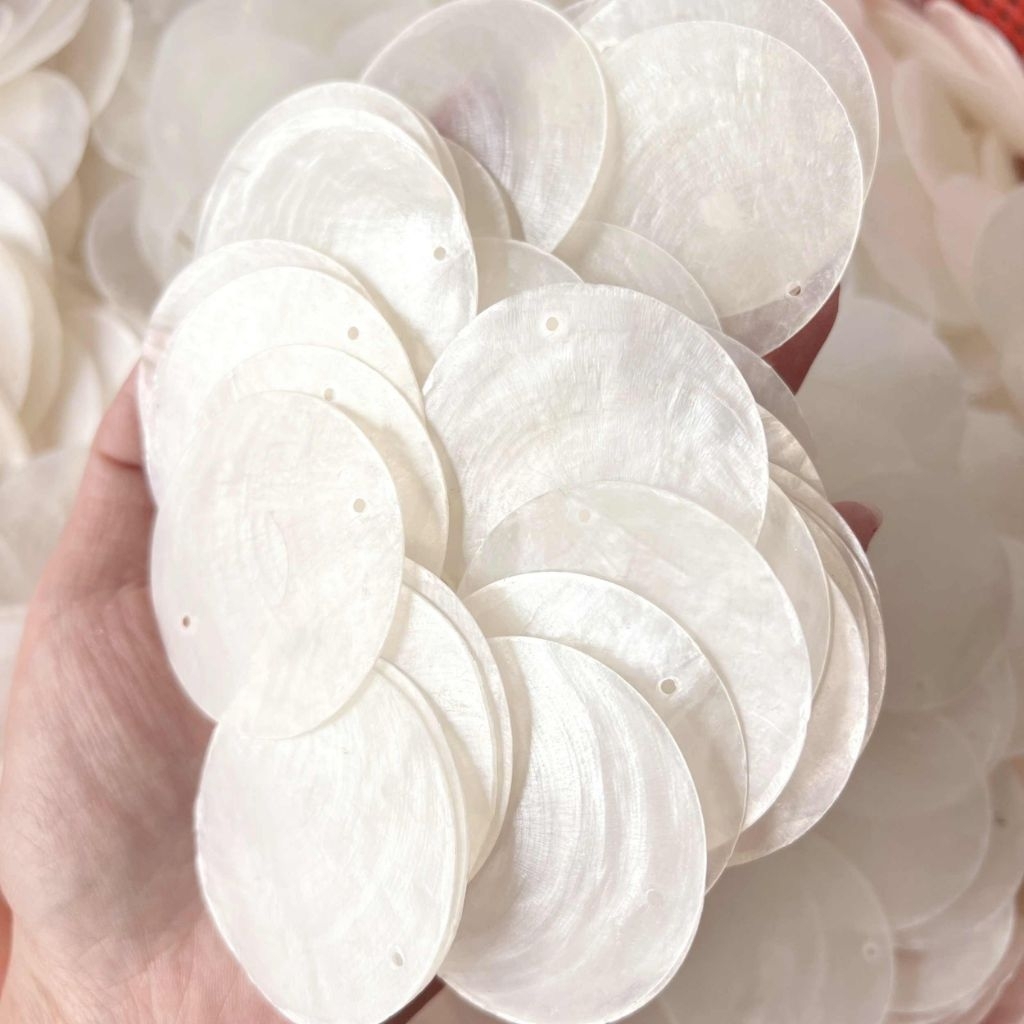 

100gr Zhen Zhu Mu 珍珠母 Nacre / Mother Of Pearl Pearl Shells / Gewang / Abudaga / Induk mutiara / Ibu Mutiara